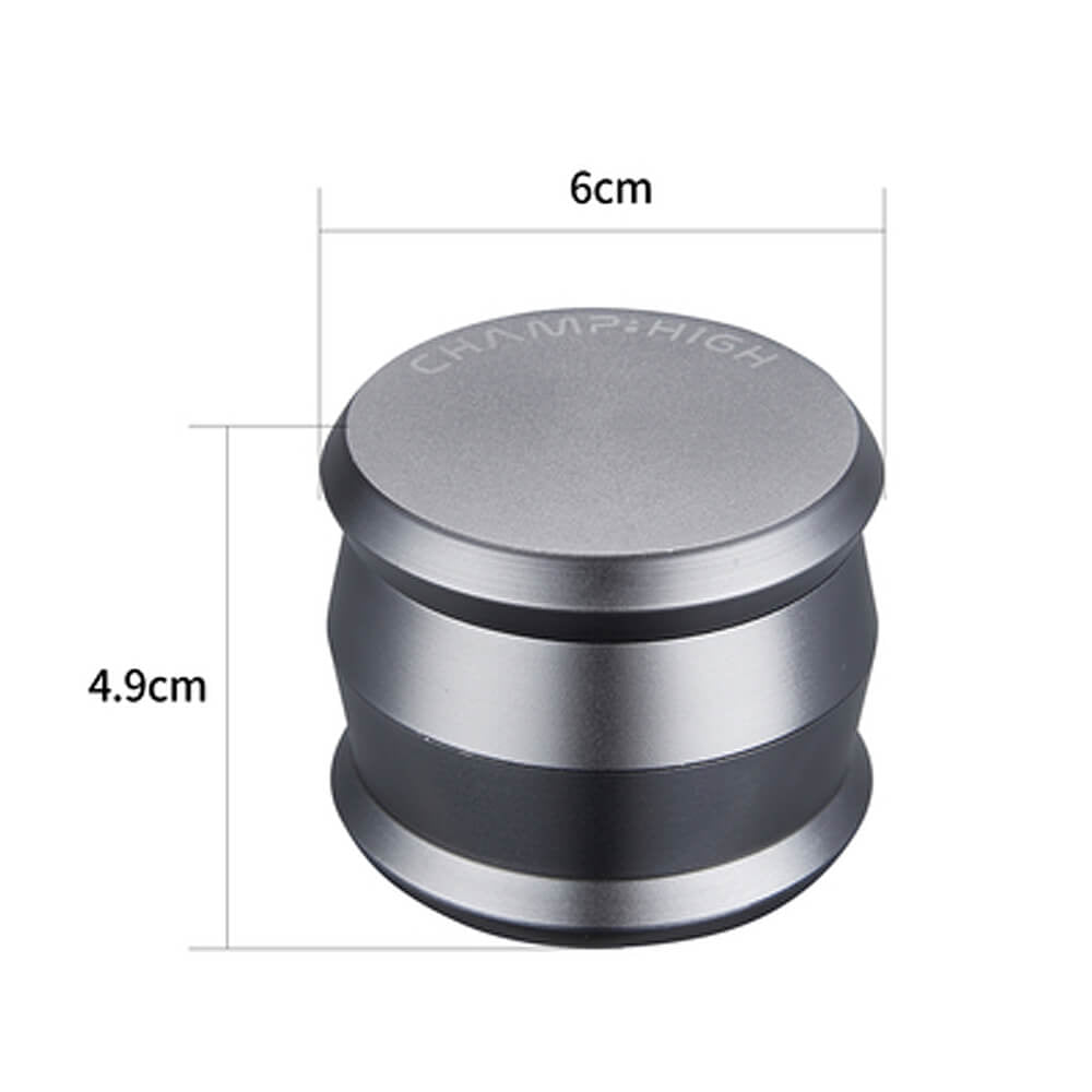 Champ High Grinder Grau – 4-teilig, 60 mm