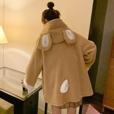 Lamb Wool Thick Sweater Female Korean Version