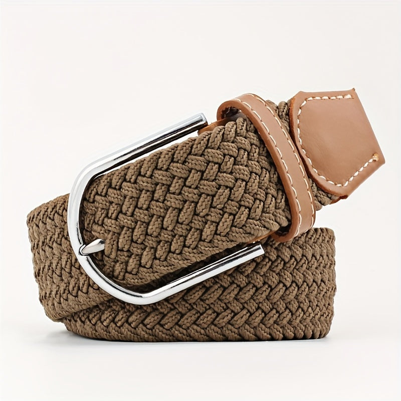 Men's Canvas Belt Women's Elastic Belt Korean Version Elastic Elastic Belt Golf Belt