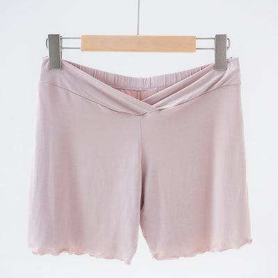 Summer Anti-exposure Belly Support Summer Thin Leggings Shorts Low Waist Plus Size