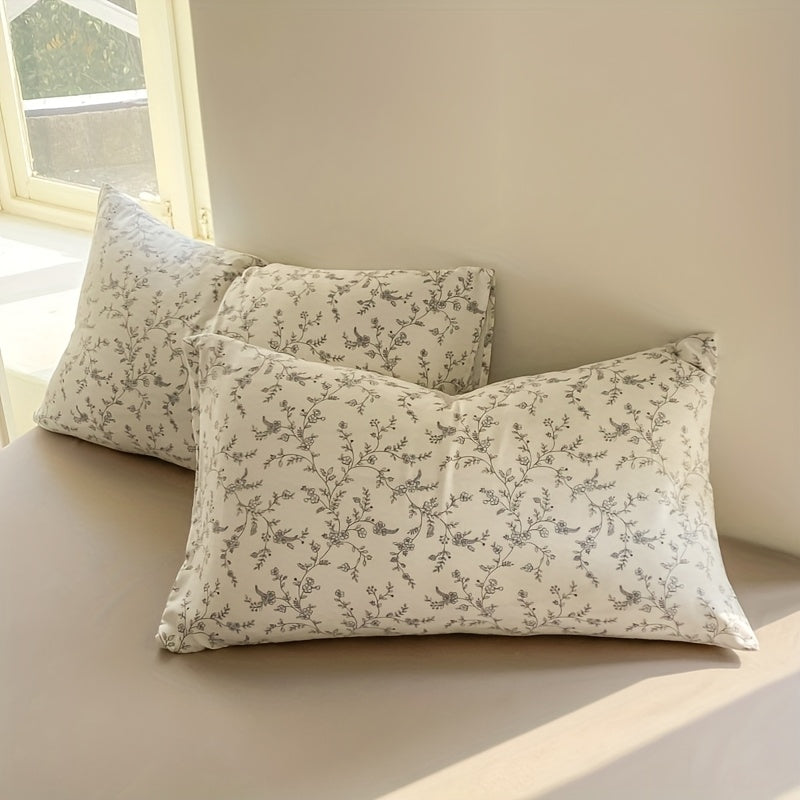 [Soft Duvet Cover] 3pcs Korean-Style Reversible Duvet Cover Set | 1 Duvet Cover + 2 Pillowcases, Soft, Breathable, Charmingly Minimalistic, Comfortable, AA Side Design, Suitable As Gifts for Valentine's Day, Thanksgiving, Mot