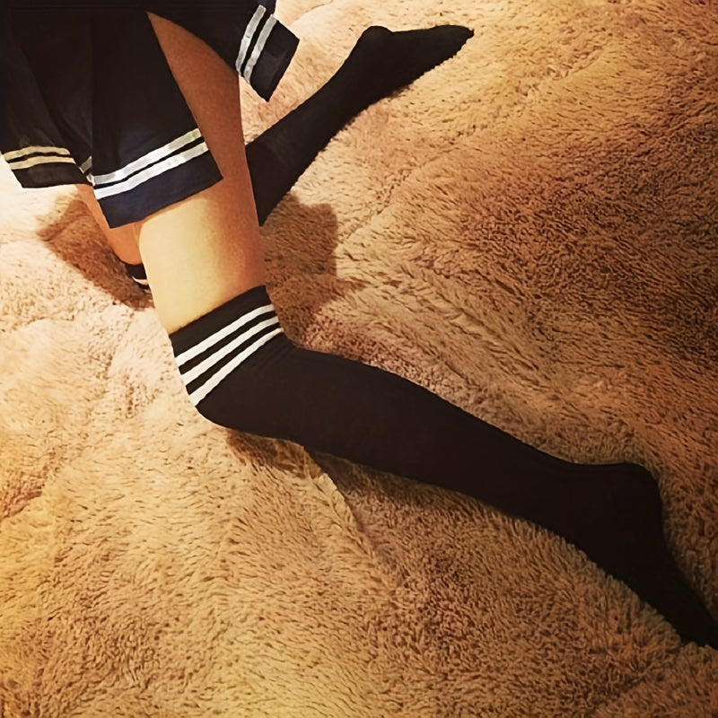 1 Pair/2 Pairs Autumn and Winter Extended Warm Long Socks
