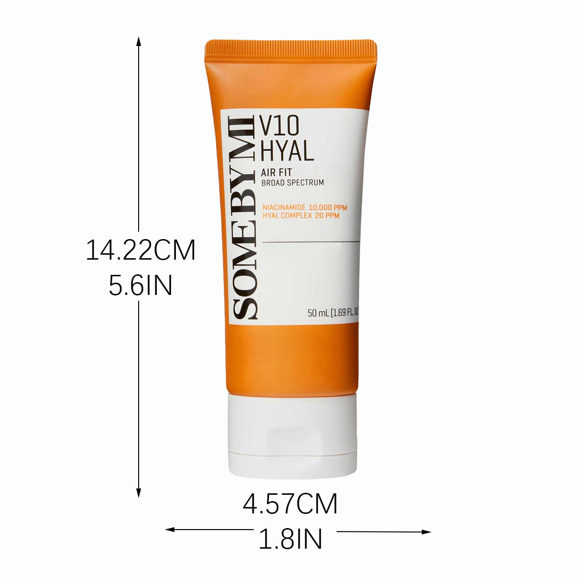 SOME BY MI V10 Hyal Air Fit Daily Defense Cream 50ml – Korean Centella for Face with Environmental Shield – Essential for outdoor beaches – Non-Greasy, No White Cast, No Eye Irritation for Sensitive Skin – Korean Skin