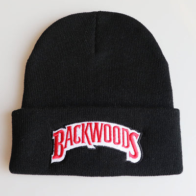 1pc Cozy "BACKWOODS" Thermal Knitted Hat for Men - Soft, Warm, and Breathable - Ideal Gift Choice for Outdoor Enthusiasts and Casual Wear