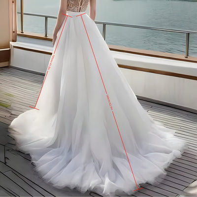 Korean Style Detachable Wedding Dress 2025 New Bridal Fantasy Entrance Train Split Mermaid High-End Lightweight