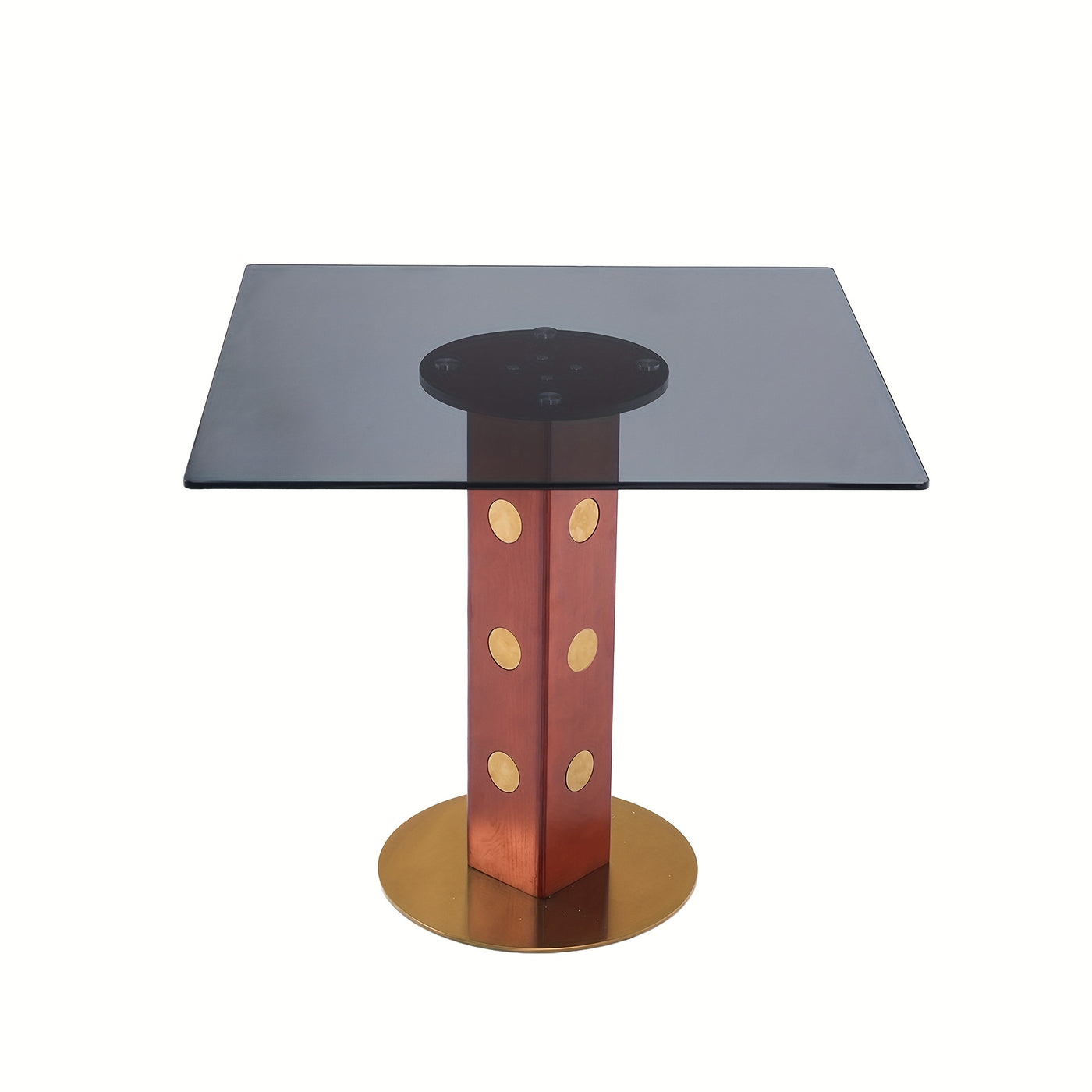 33.5" Round & Square Dining Table for 2-4 People(Only Table, Chair Not Included), Marble Meeting Room Table Multipurpose Conference Table with Soild Wood Base for Office