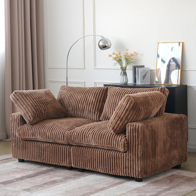 Modern Convertible Sleeper Sectional Sofa - Modular Living Room Couch with Washable Covers, Deep Seat Sleeper Sofa Bed, Space-Saving Design for Apartments, Lofts, Guest Rooms - No Assembly Required, Easy-Clean Fabric Upholste