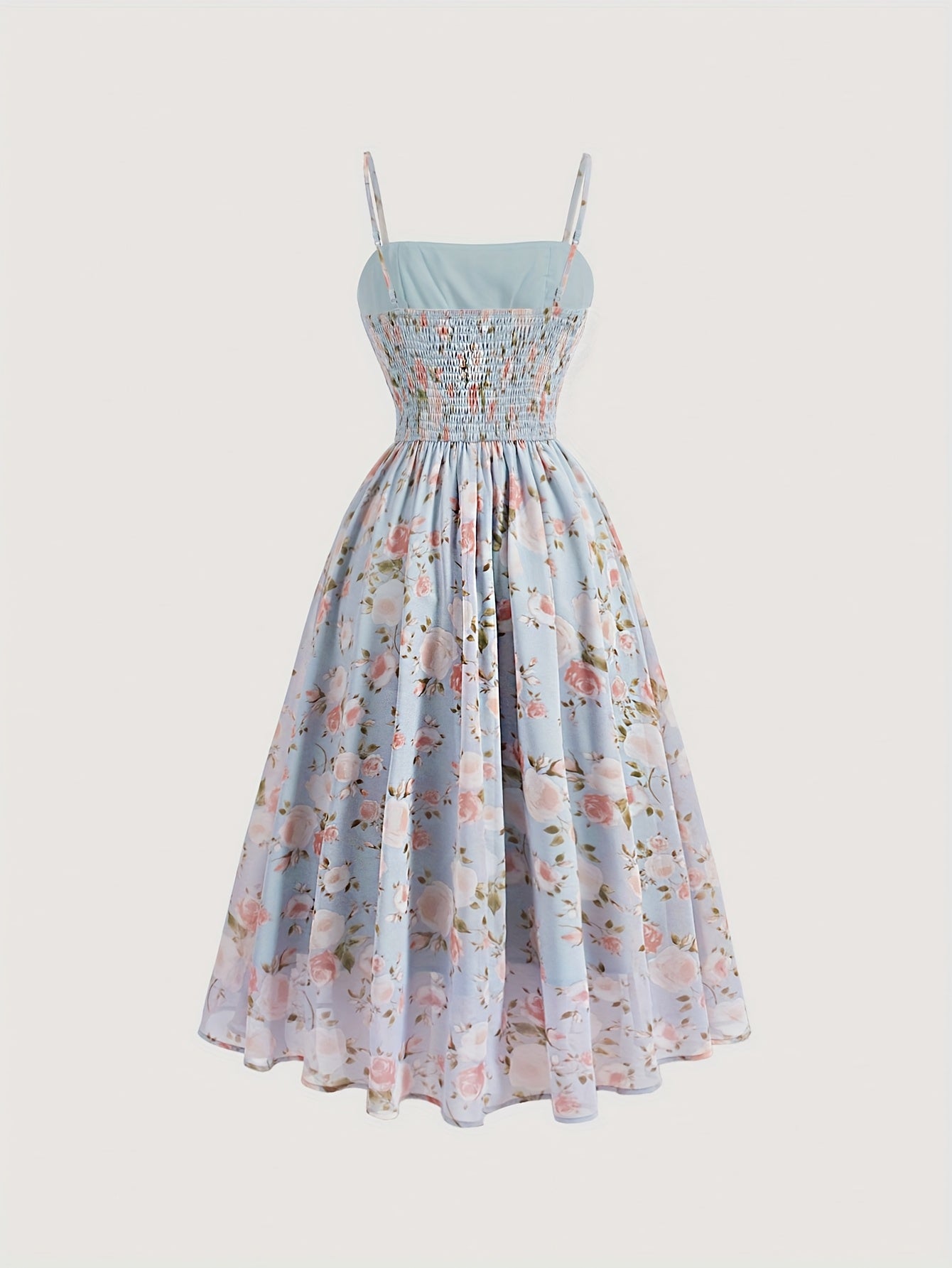 Floral Print A-Line Dress
