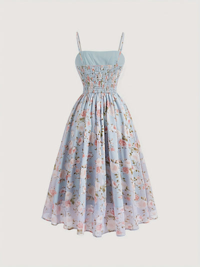 Floral Print A-Line Dress