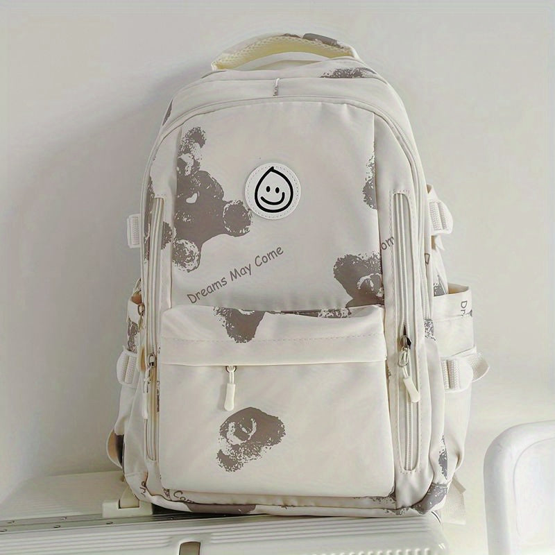 Schoolbag Female Junior High School Student High Capacity Korean Fashion Versatile College Style High School Student Backpack