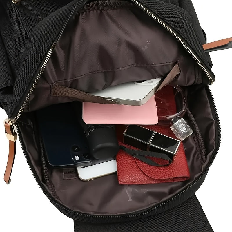 2024 New Korean-Style Versatile Fashionable Large Capacity Backpack for Women, Ideal for Casual Travel