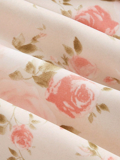 Floral Print A-Line Dress