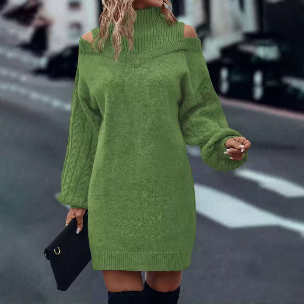 Women's Half Turtleneck Sweater Top