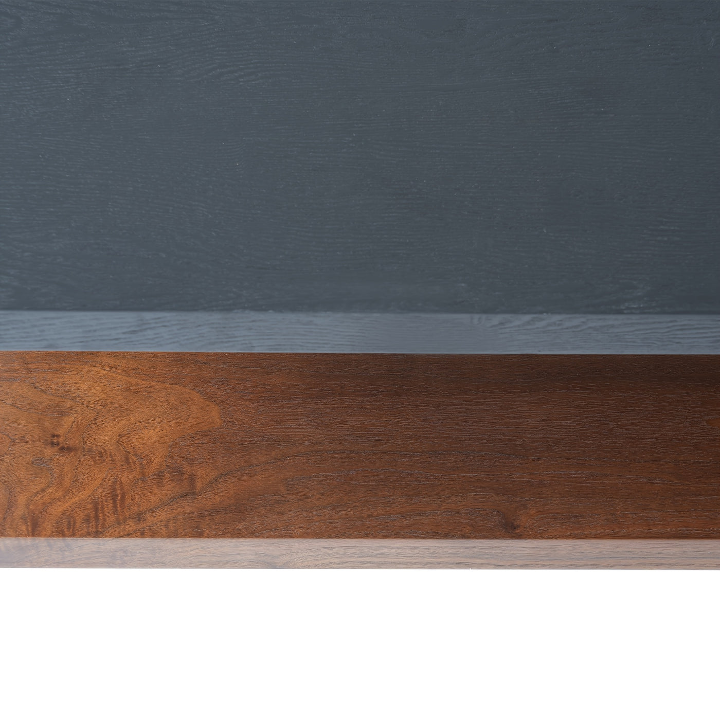 Modern Black Wood Coffee Table with 2-Tier Storage Shelves - Mid-Century Design Center Table for Living Room, Office, or Apartment (47.24" x 15.75" x 13"), Living Room Furniture | Clean Line Furniture | Highdensity Fiberboard