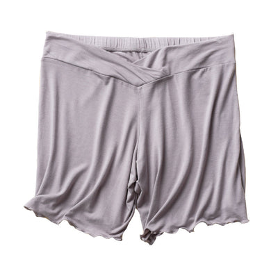 Summer Anti-exposure Belly Support Summer Thin Leggings Shorts Low Waist Plus Size
