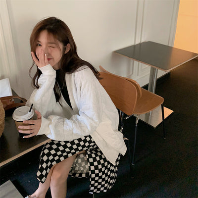 Loose Korean Style Bf Lazy Blouse