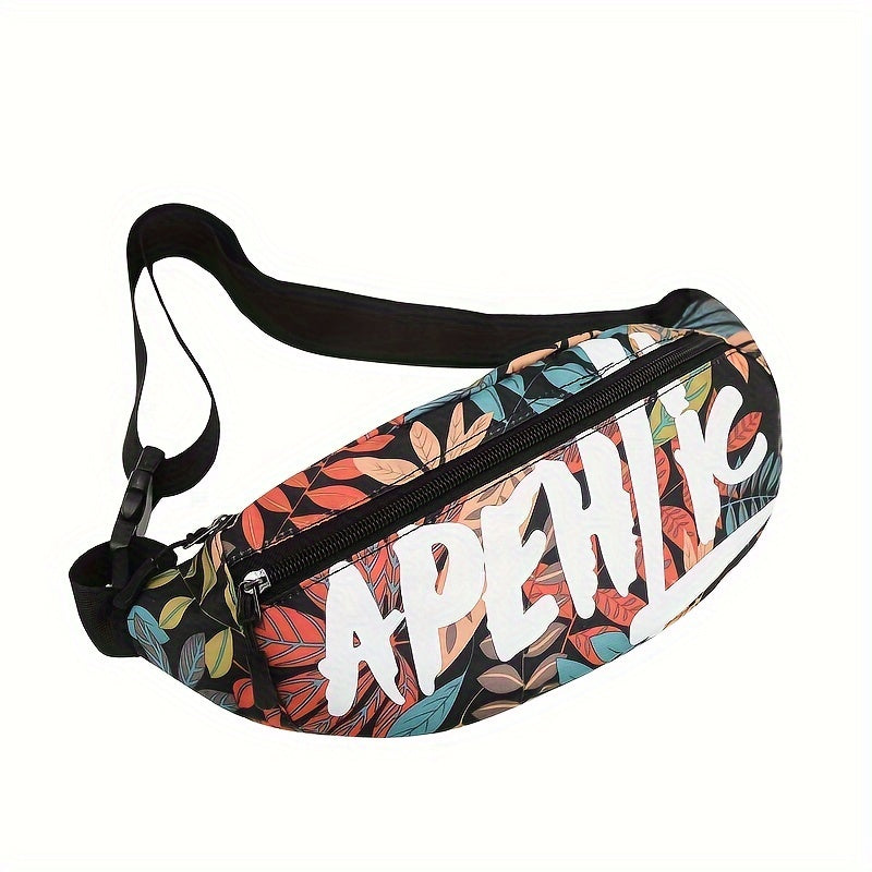 Men's and Women's Chest Bag, Shoulder Crossbody Bag, Adjustable Shoulder Bag, Motorcycle Korean Style Casual Small Waist Bag, Men's Bag