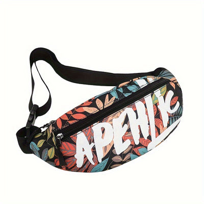 Men's and Women's Chest Bag, Shoulder Crossbody Bag, Adjustable Shoulder Bag, Motorcycle Korean Style Casual Small Waist Bag, Men's Bag