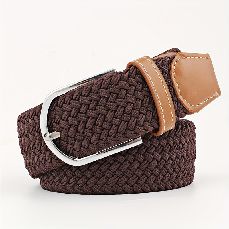Men's Canvas Belt Women's Elastic Belt Korean Version Elastic Elastic Belt Golf Belt