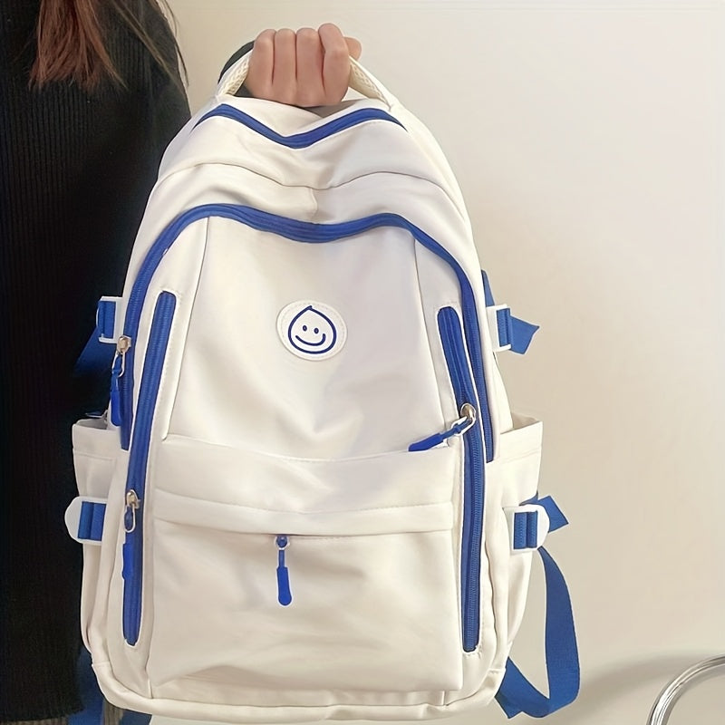 Schoolbag Female Junior High School Student High Capacity Korean Fashion Versatile College Style High School Student Backpack