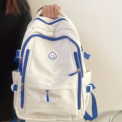 Schoolbag Female Junior High School Student High Capacity Korean Fashion Versatile College Style High School Student Backpack