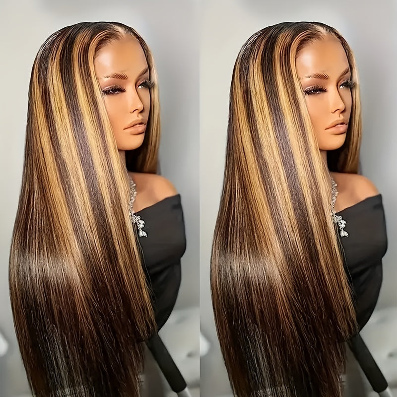 Honey Blonde Ombre Straight Wig