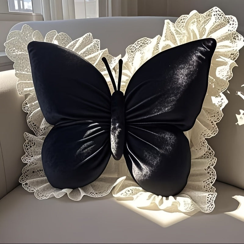 Butterfly shaped throw pillow, bedroom sofa decoration cute cushion, home fun ornament, Bedroom Accent, Home Decor, Butterfly Design, Contemporary Style, Highquality Cushion, Seamless Stitching, Stylish Cushion, Accent Pillow