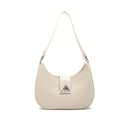 Korean High-end Texture Bag for Women, Fashionable And Versatile, Simple Single Shoulder Underarm Bag, Crescent Shaped Bag for Women