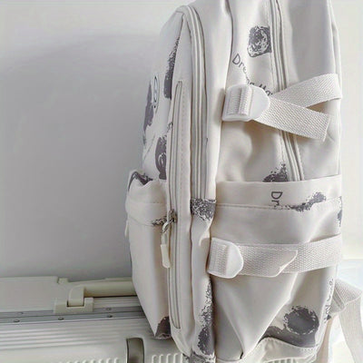 Schoolbag Female Junior High School Student High Capacity Korean Fashion Versatile College Style High School Student Backpack