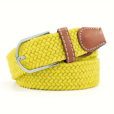Men's Canvas Belt Women's Elastic Belt Korean Version Elastic Elastic Belt Golf Belt