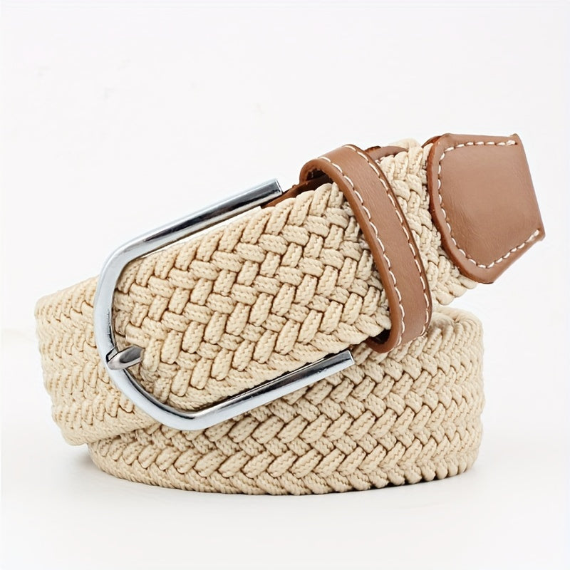 Men's Canvas Belt Women's Elastic Belt Korean Version Elastic Elastic Belt Golf Belt