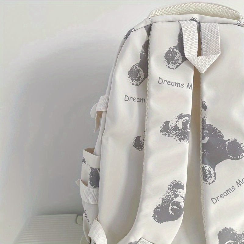 Schoolbag Female Junior High School Student High Capacity Korean Fashion Versatile College Style High School Student Backpack