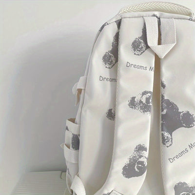Schoolbag Female Junior High School Student High Capacity Korean Fashion Versatile College Style High School Student Backpack