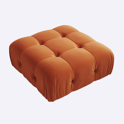 U-Shaped Minimalist Velvet Sofas, 138.6" Convertible Modular Sectional Couch, Modern Comfy Sectional Couches with 2 Chaise Ottomans for Living Room Office Apartment