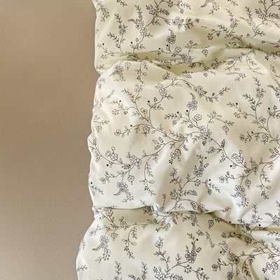 [Soft Duvet Cover] 3pcs Korean-Style Reversible Duvet Cover Set | 1 Duvet Cover + 2 Pillowcases, Soft, Breathable, Charmingly Minimalistic, Comfortable, AA Side Design, Suitable As Gifts for Valentine's Day, Thanksgiving, Mot