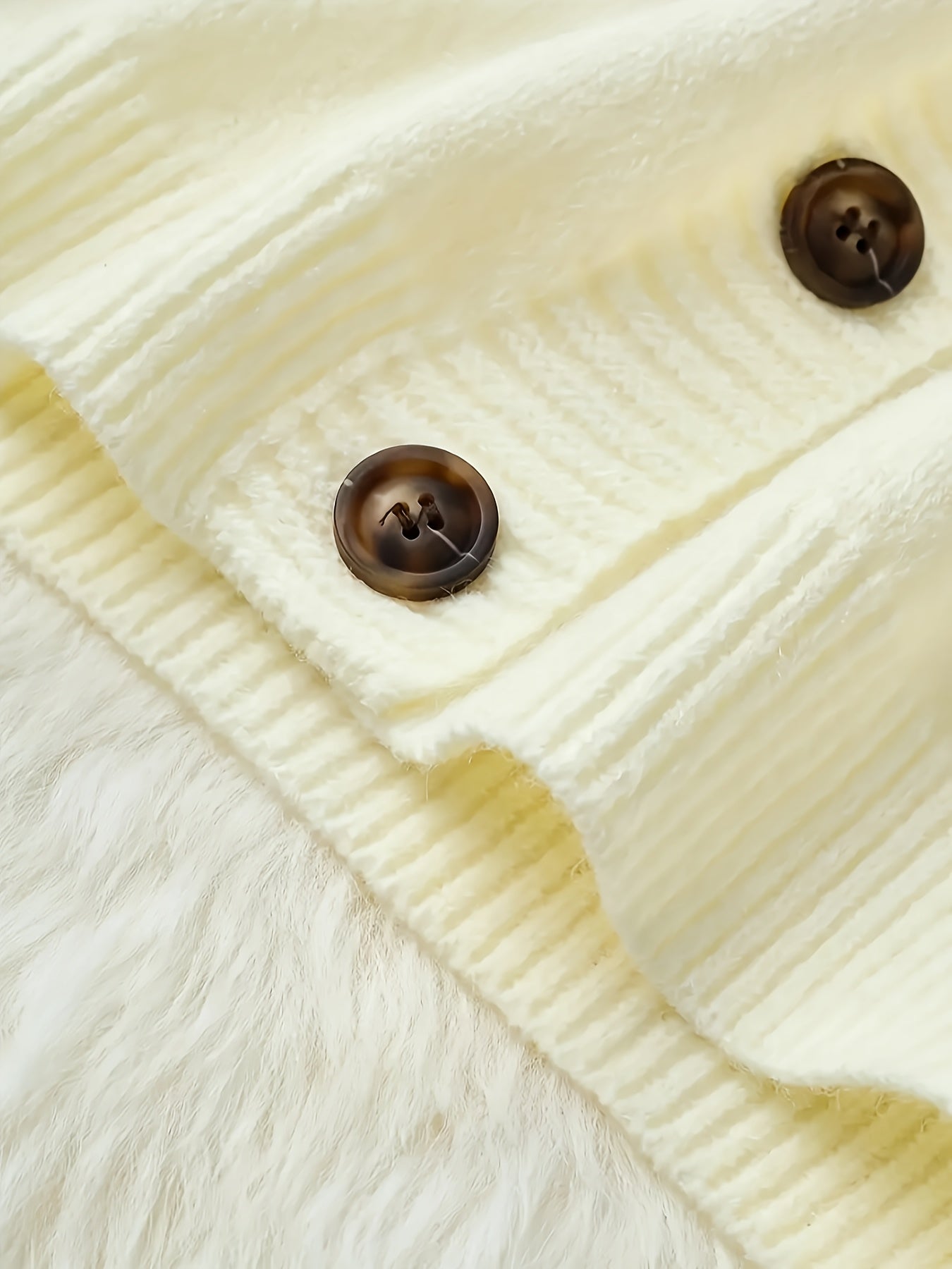 Women's & Olive Green Sweater - Button-Front Cardigan, Ribbed Cuffs - All-Season Layering Sweater for Fall/Winter/Office/Casual Outfits - Elegant Women's Sweater Coat, Sweater, Winter Wardrobe Essential, Round Neckline, Breat