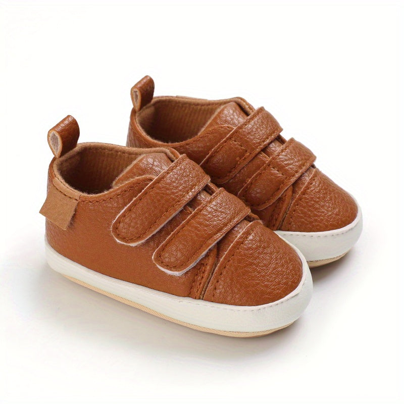 Toddler Baby Sneakers Soft Sole Non-slip Hook And Loop Fastener Shoes First Walkers Crib Shoes Girls And Boys