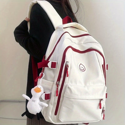 Schoolbag Female Junior High School Student High Capacity Korean Fashion Versatile College Style High School Student Backpack