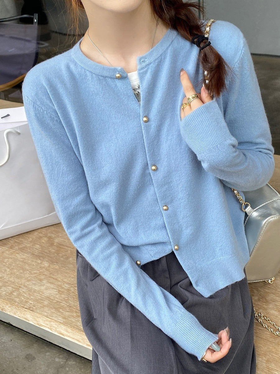 Women's Early Autumn Thin Type Long-sleeved Top