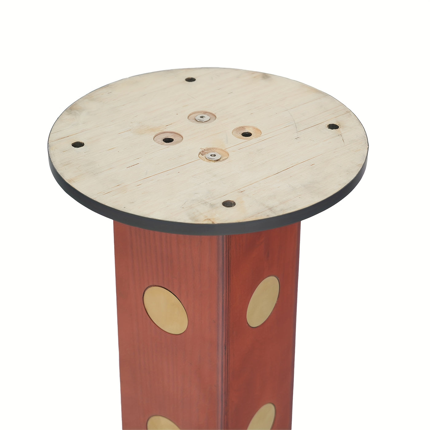 33.5" Round & Square Dining Table for 2-4 People(Only Table, Chair Not Included), Marble Meeting Room Table Multipurpose Conference Table with Soild Wood Base for Office