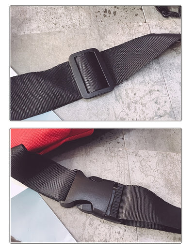 Men's and Women's Chest Bag, Shoulder Crossbody Bag, Adjustable Shoulder Bag, Motorcycle Korean Style Casual Small Waist Bag, Men's Bag