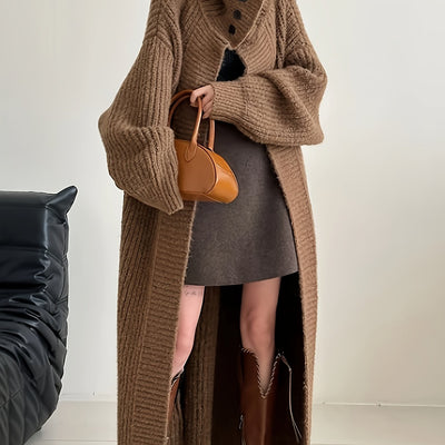 Oversized Knit Coat