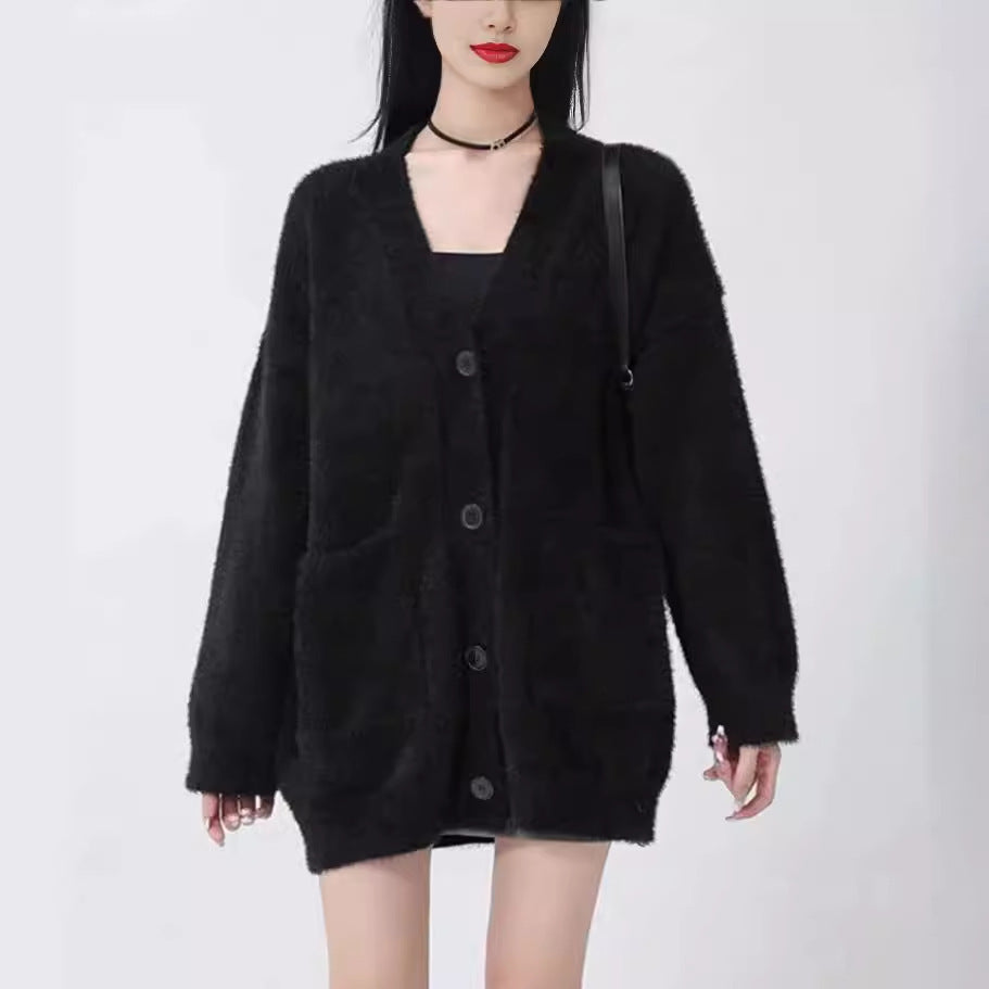 Women's High-grade Loose Soft Glutinous Lazy Coat