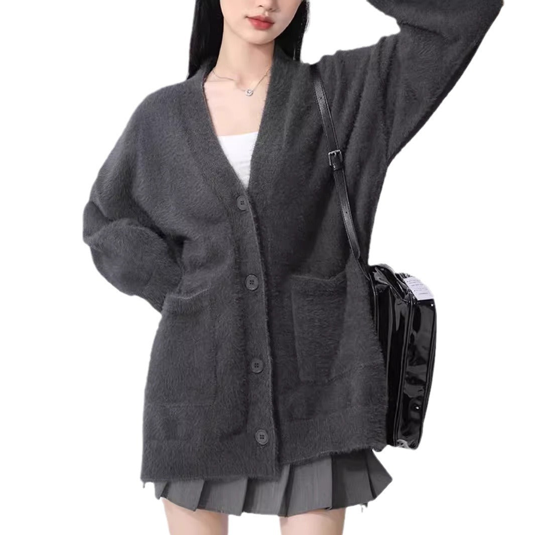 Women's High-grade Loose Soft Glutinous Lazy Coat
