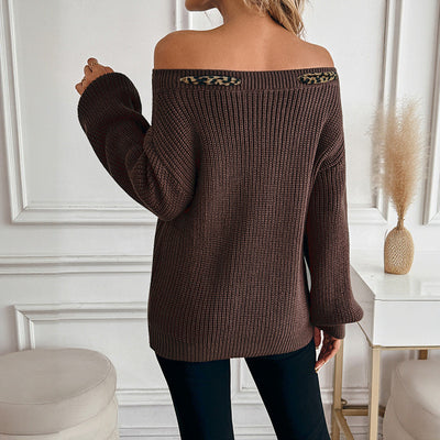 Temperament Knitted Inner Match Three-dimensional Bow Top