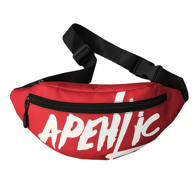 Men's and Women's Chest Bag, Shoulder Crossbody Bag, Adjustable Shoulder Bag, Motorcycle Korean Style Casual Small Waist Bag, Men's Bag