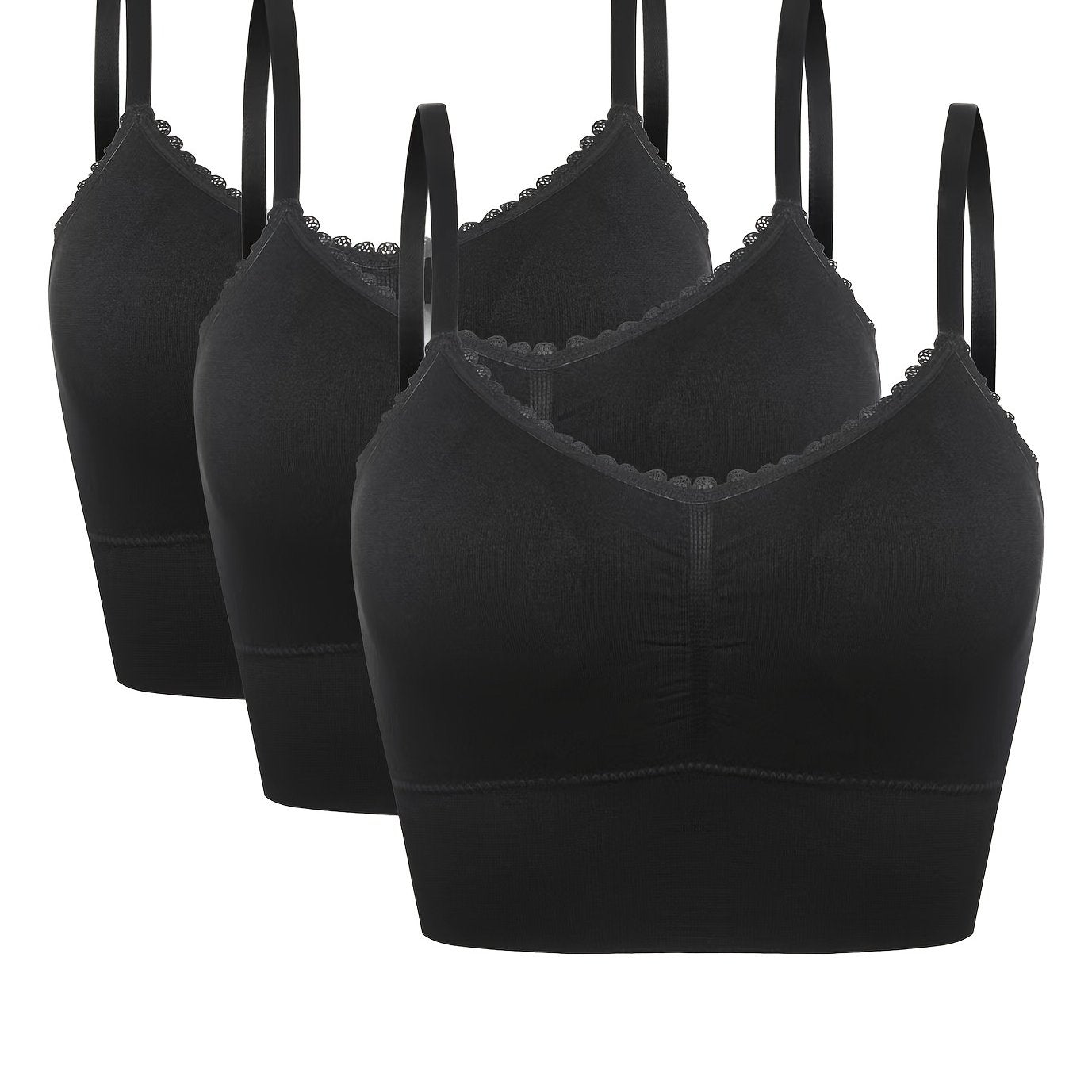 [3pcs] Seamless High-Elasticity Bras