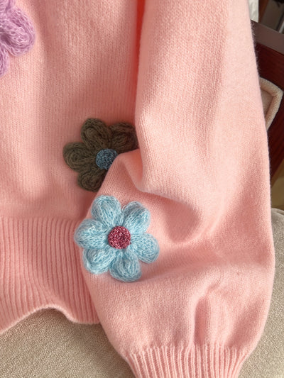 Casual Chic Loose Daisy Hooded Cardigan - Perfect for Office, Home, and Streetwear Outings