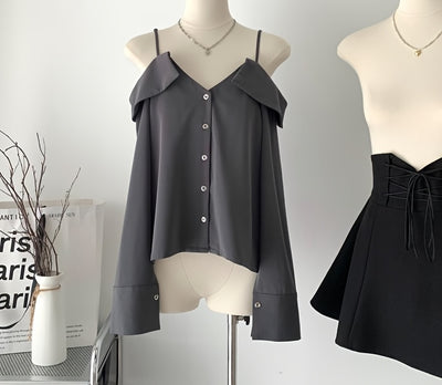 Women Summer Outfits Y2k Streetwear Off The Shoulder Ruffles Patchwork Tops+high Waist Lace Up Bandage A-line Skirts Set for Women Cute Slash Neck Two Pieces Sets Female Clothing