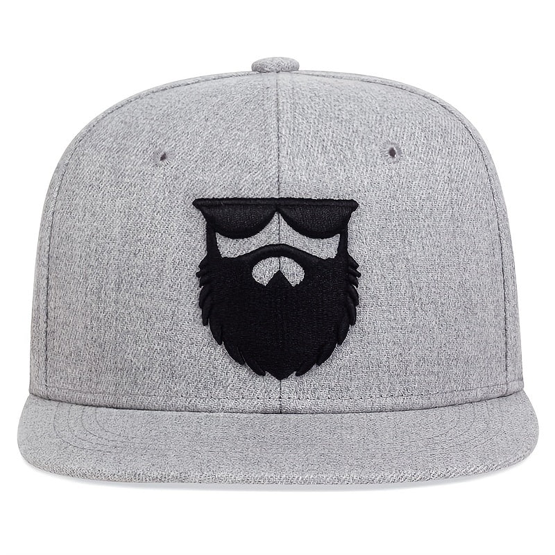 Ideal Choice for Gifts Men's Casual Embroidered Beard Baseball Cap